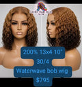 Honey Water Wave Bob Wig
