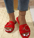 Red and Gold Slipper