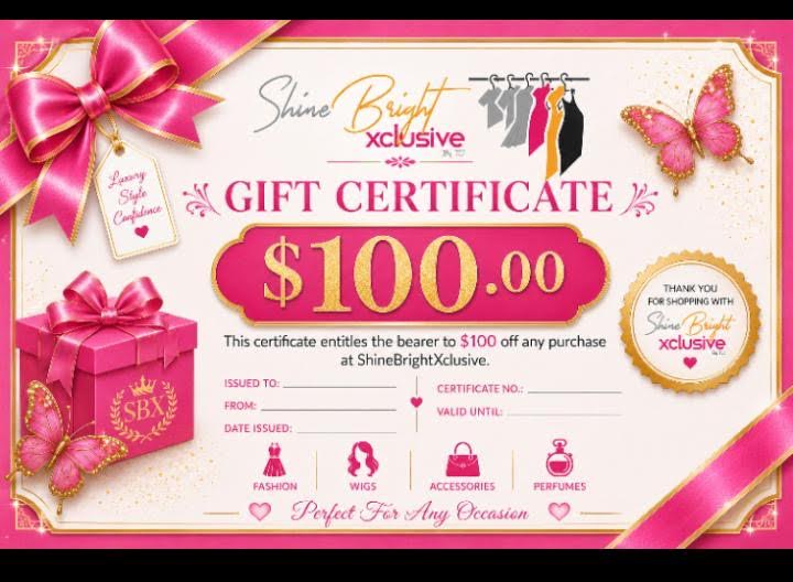 $100 ShineBright Gift Card