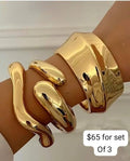 Gold Abstract Band Set