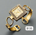 Gold Hole-Linked Watch